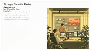 Mobile Surveillance Solutions by First Class Security | PPTX