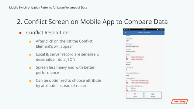 Mobile Synchronization Patterns for Large Volumes of Data | PPTX ...