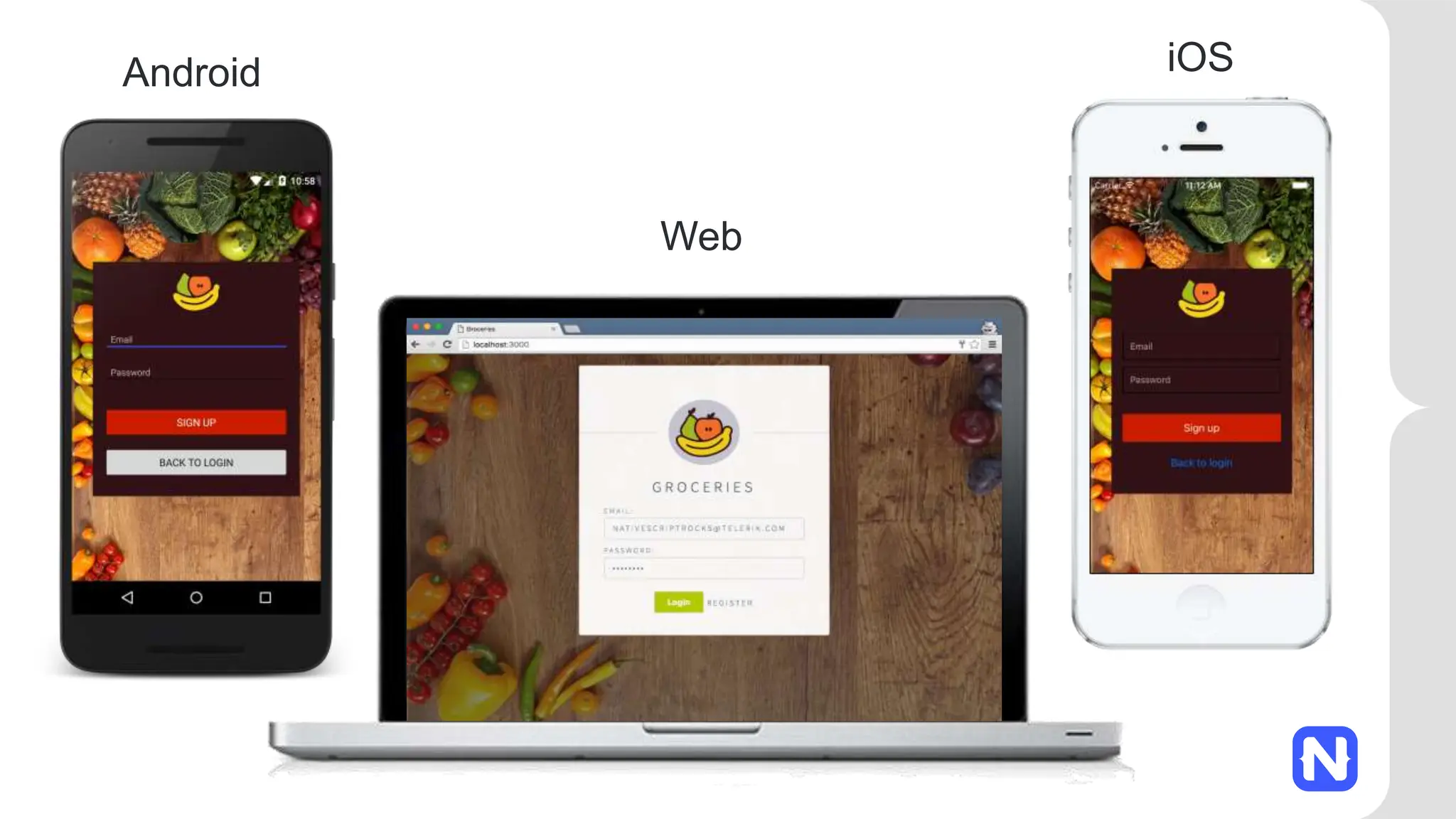 Android iOS
Web