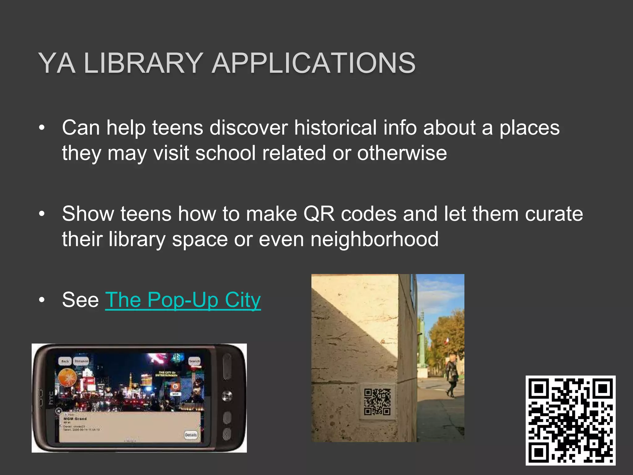 Save for later in the QR reader app