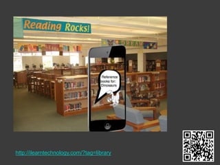 ‘What’s this?’ linked under to explain QR codeshttp://bit.ly/fPcCYKYA QR code applications