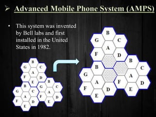 • This system was invented
by Bell labs and first
installed in the United
States in 1982.
 