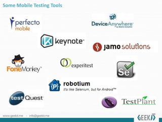 Mobile App Testing | PPTX