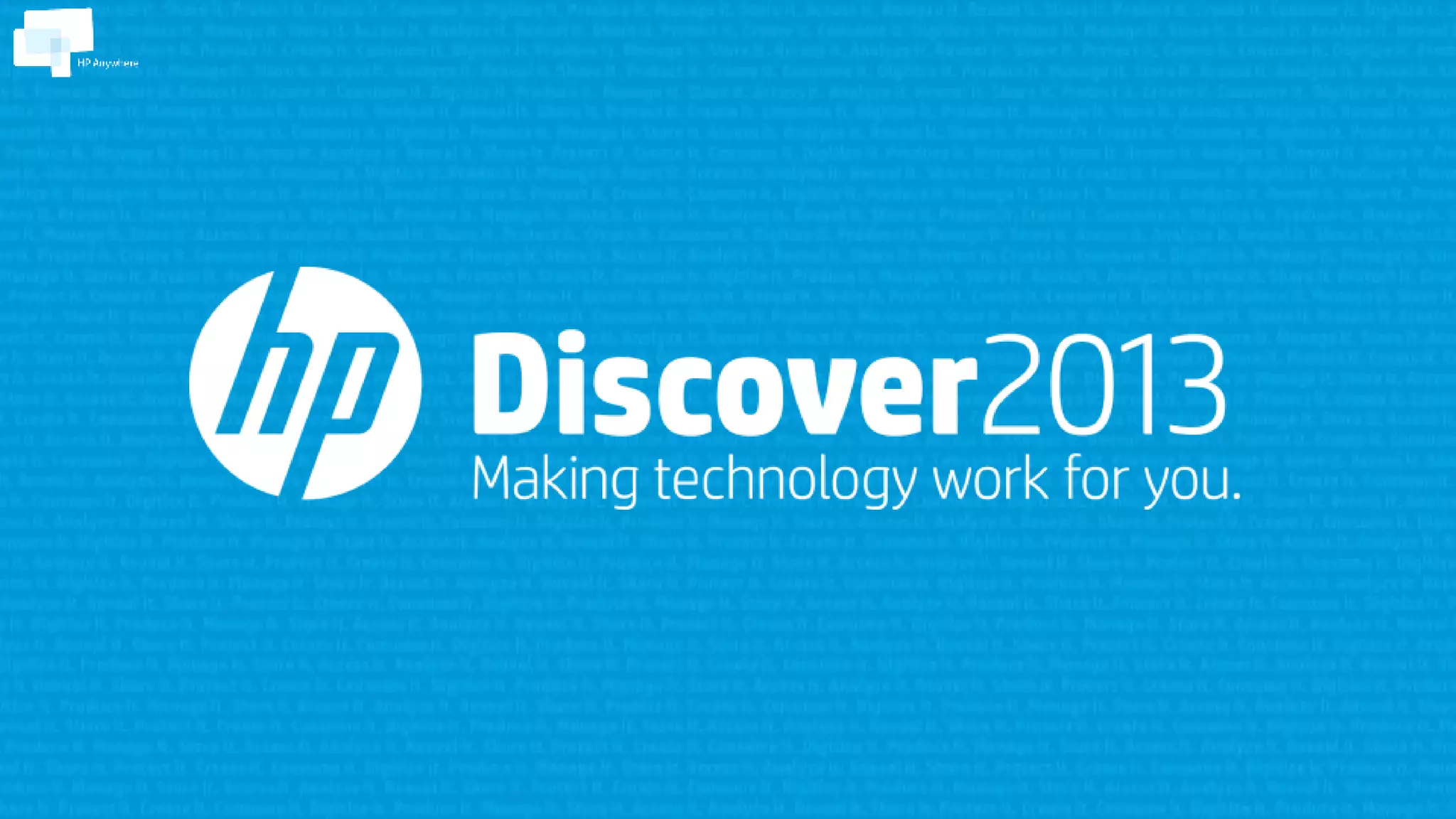 © Copyright 2013 Hewlett-Packard Development Company, L.P. The information contained herein is subject to change without notice.
 