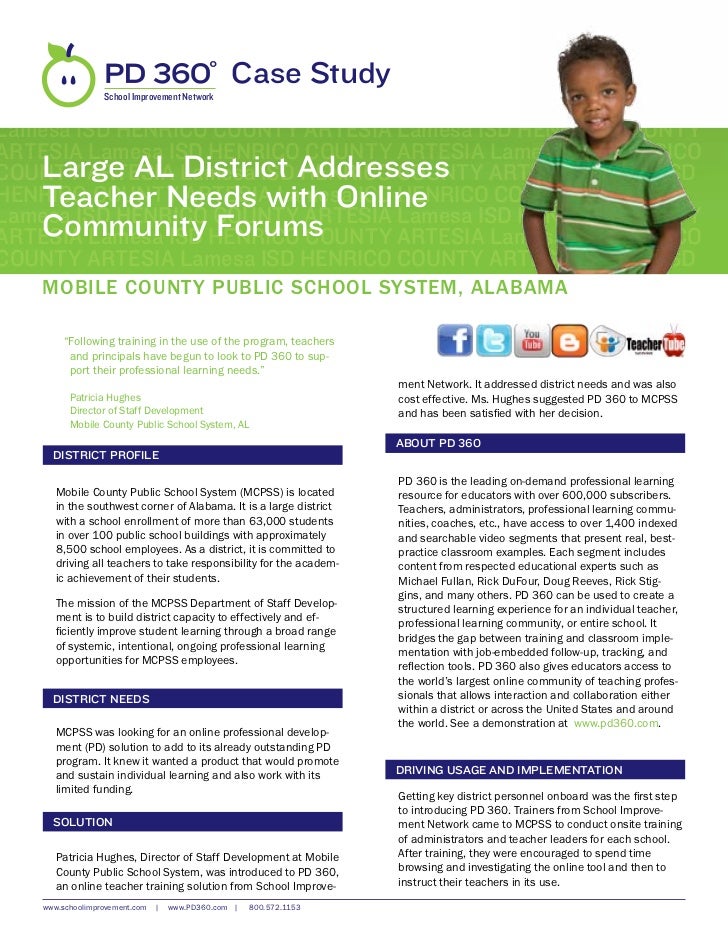 Mobile County Public School System, ALCase Study