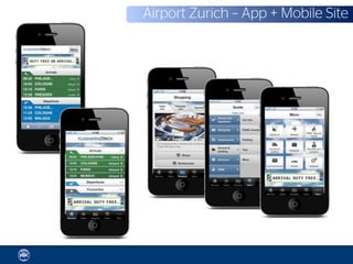 Airport Zurich – App + Mobile Site
 