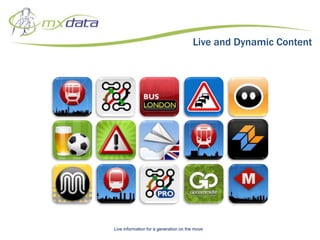 Live and Dynamic Content




Live information for a generation on the move
 