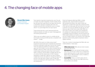 16The changing face of mobile apps
4. The changing face of mobile apps
Ronan Morrissey
Product Director
at Travelport Digi...