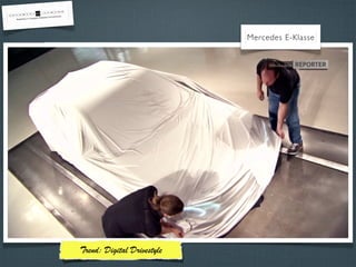 Foto: Mercedes-Benz
Mercedes E-Klasse
Trend: Digital Drivestyle
 