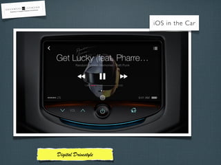 iOS in the Car

Digital Drivestyle

 