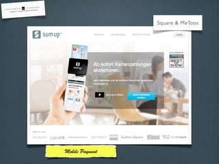 Square & MeToos

Mobile Payment

 