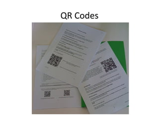 QR Codes
 
