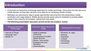 Mobile Trends & Innovations | PPT