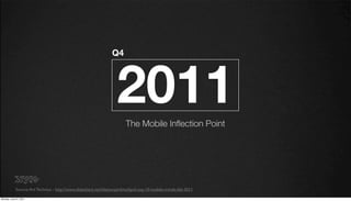 Q4




                                                                    2011The Mobile Inﬂection Point




            ...