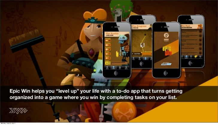 Epic Win Helps You Level