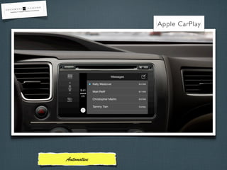 utomotiv-­
Apple CarPlay
 