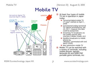 1seg Mobile Digital Tv In Japan