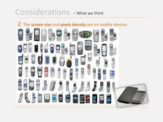 Mobile User Interface Design | PPTX