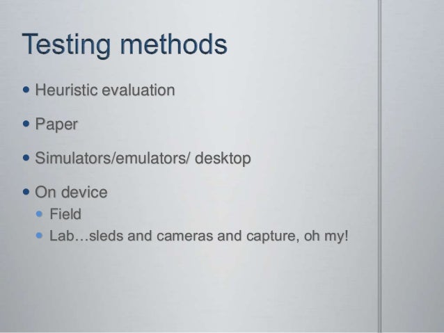mobile usability thesis The aim of this thesis is to develop a usability testing methodology of proactive usability testing in mobile devices is still new research field and extensive. mobile usability thesis The aim of this thesis is to develop a usability testing methodology of proactive usability testing in mobile devices is still new research field and extensive.