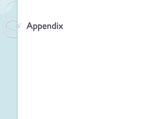 Appendix
 