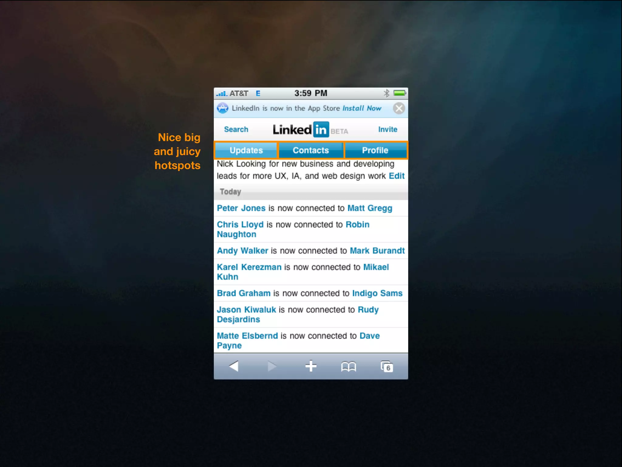 Nice big
and juicy
hotspots
 