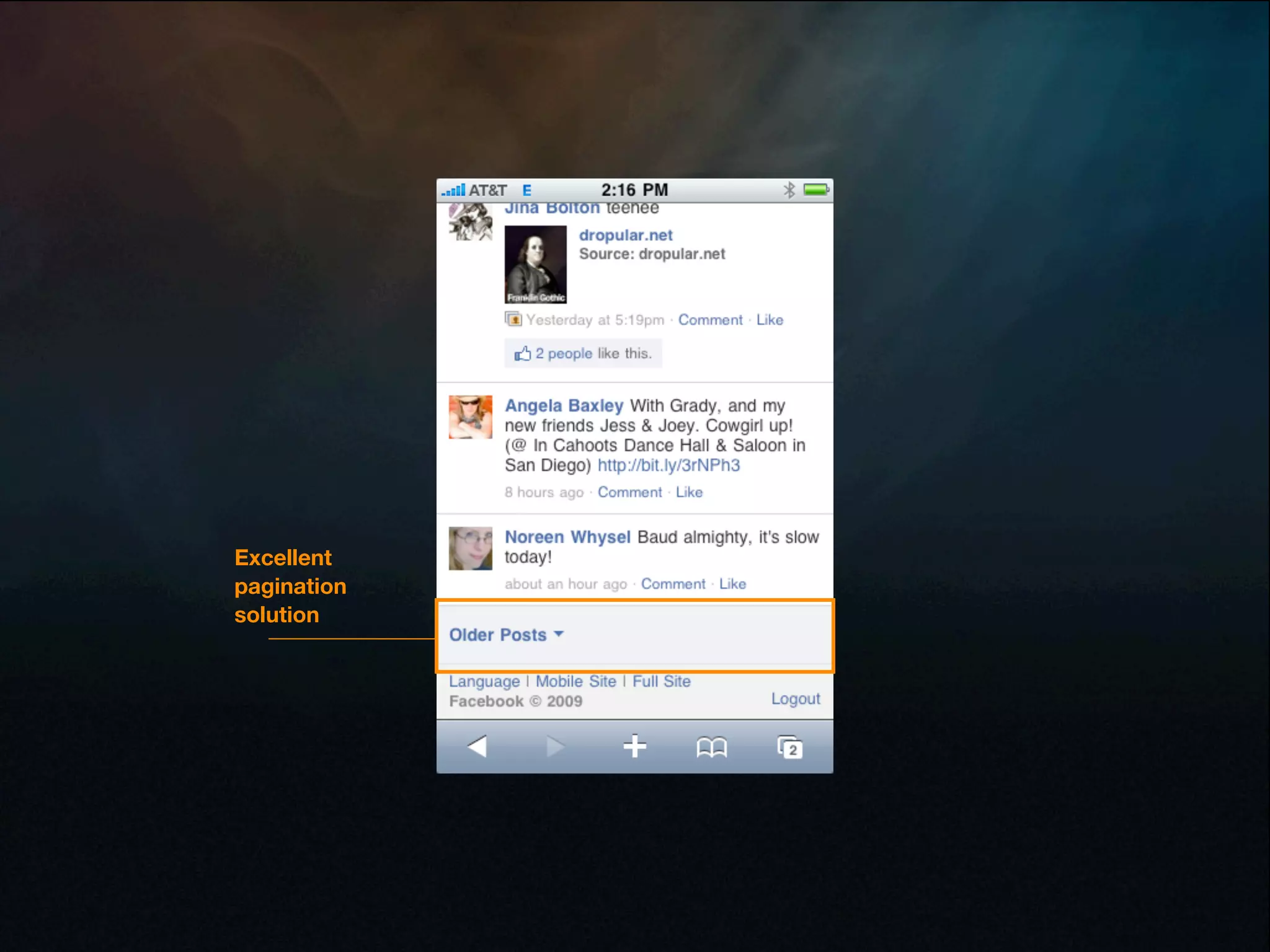 Excellent
pagination
solution
 