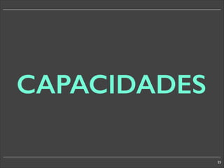 CAPACIDADES
25

 