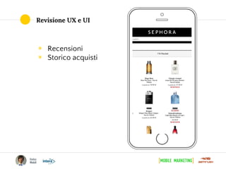 Place your screenshot
here
Revisione UX e UI
◉ Recensioni
◉ Storico acquisti
 