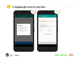 4. Segnala gli errori in real time
 