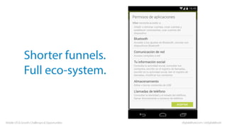 Shorter funnels.
Full eco-system.

Mobile UX & Growth: Challenges & Opportunities

digitalaltruist.com / @digitalaltruist

 