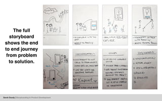 Sarah Doody | Storyboarding In Product Development
The full
storyboard
shows the end
to end journey
from problem
to soluti...