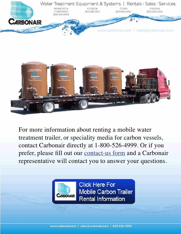 Mobile Water Treatment Trailer