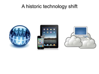 A historic technology shift
 