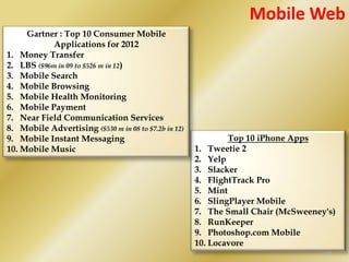 State of InternetFuture is Mobile Broadband. Mobile Web8
