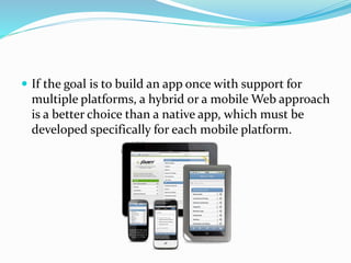 Mobile Web Apps | PPTX