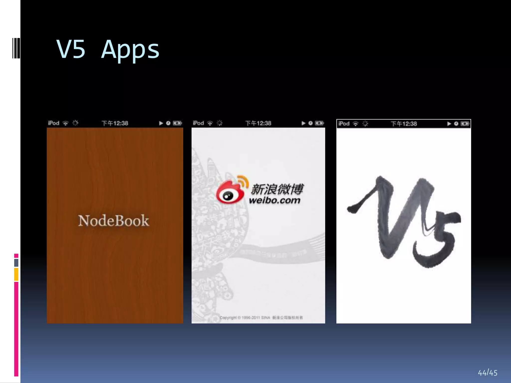 V5 Apps




          44/45
 