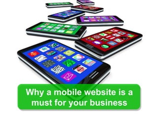 Why a mobile website is a
 must for your business
 