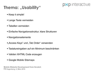  Ab März 2010 auch als mobile Version verfügbar
