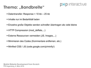 Print, Online, MobileMobile Website Development from ScratchFH Hagenberg, 6. März 2010