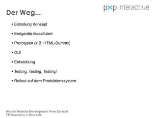 Mobile Webstandards (XHTML MP)