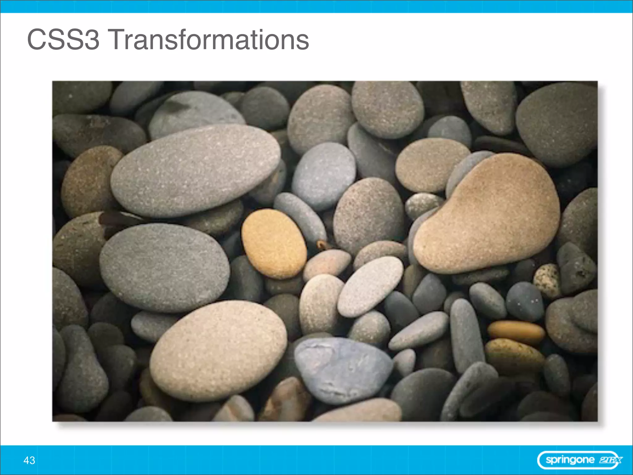 CSS3 Transformations




43
 