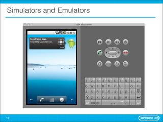 Simulators and Emulators




12
 