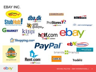EBAY INC.

MICHAEL PALOTAS - EBAY INTERNATIONAL

4

 