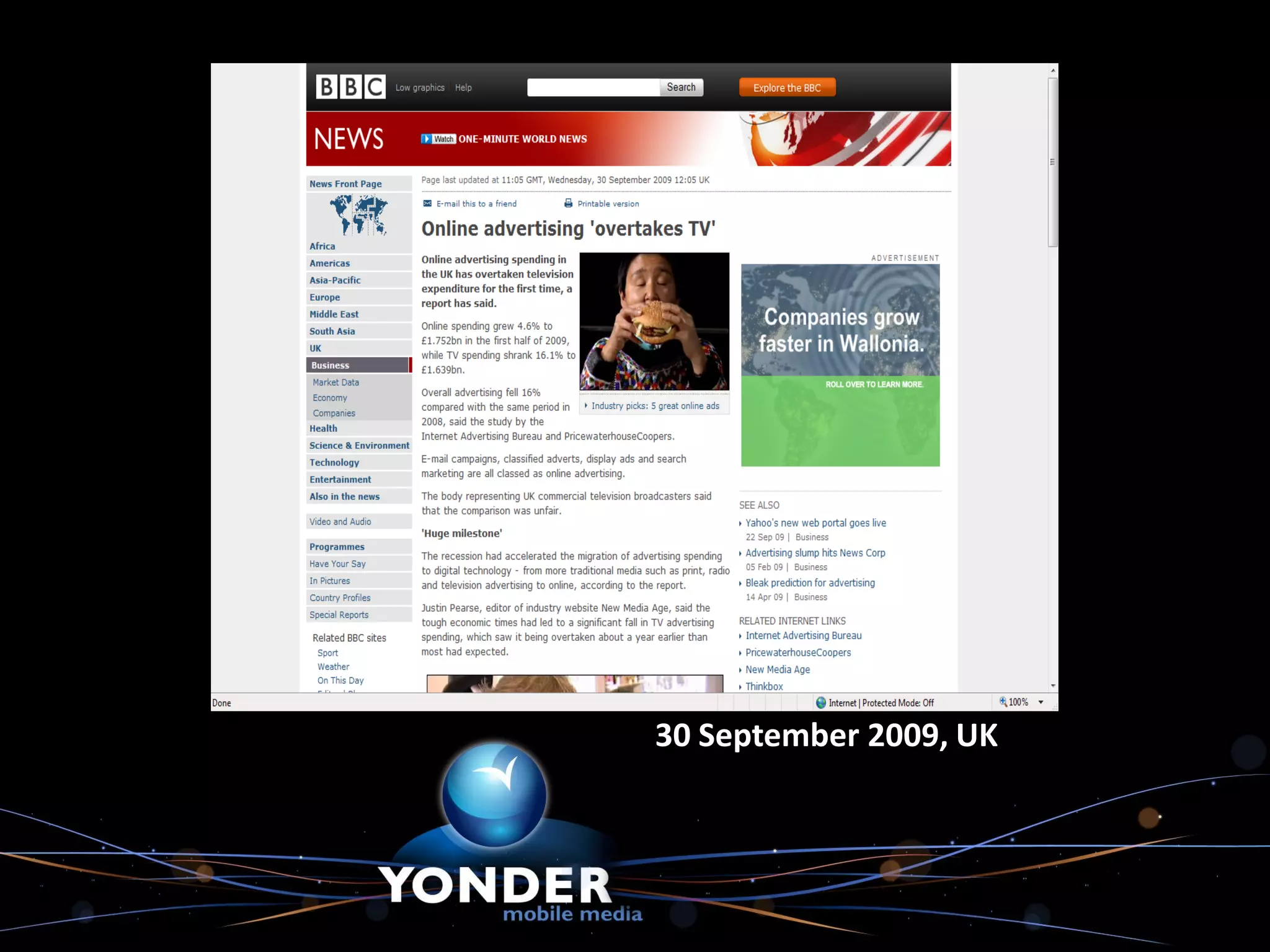 30 September 2009, UK
 