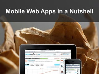 Mobile Web Apps in a Nutshell
 
