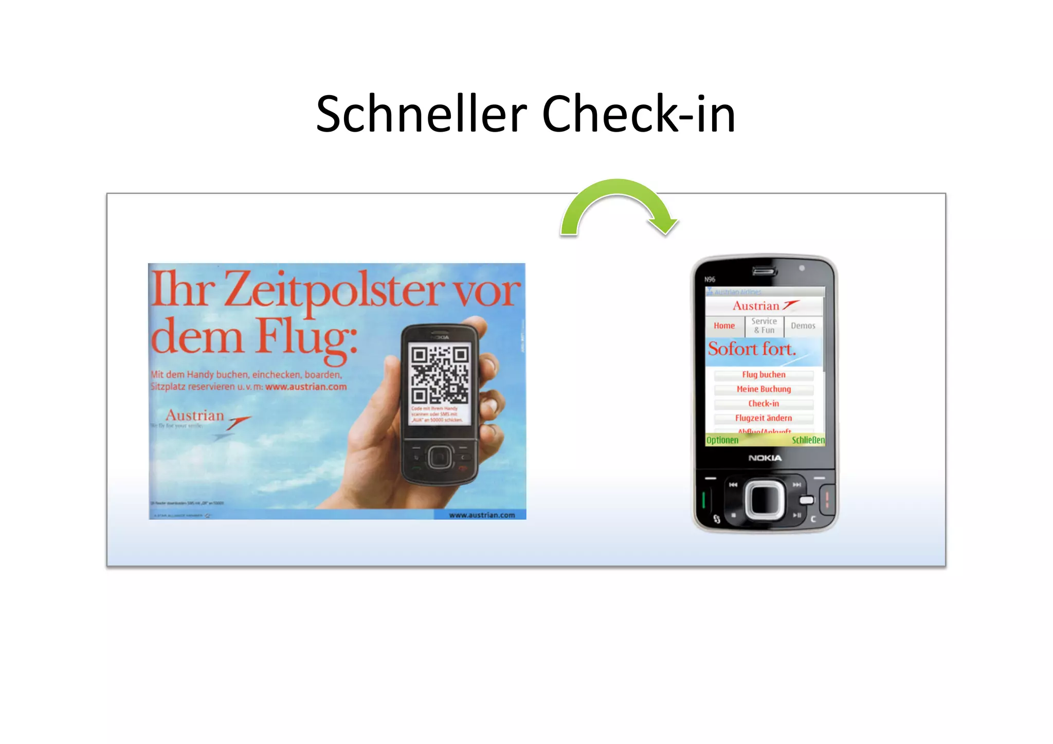 Schneller Check‐in 
 