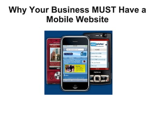 Why Your Business MUST Have a Mobile Website 