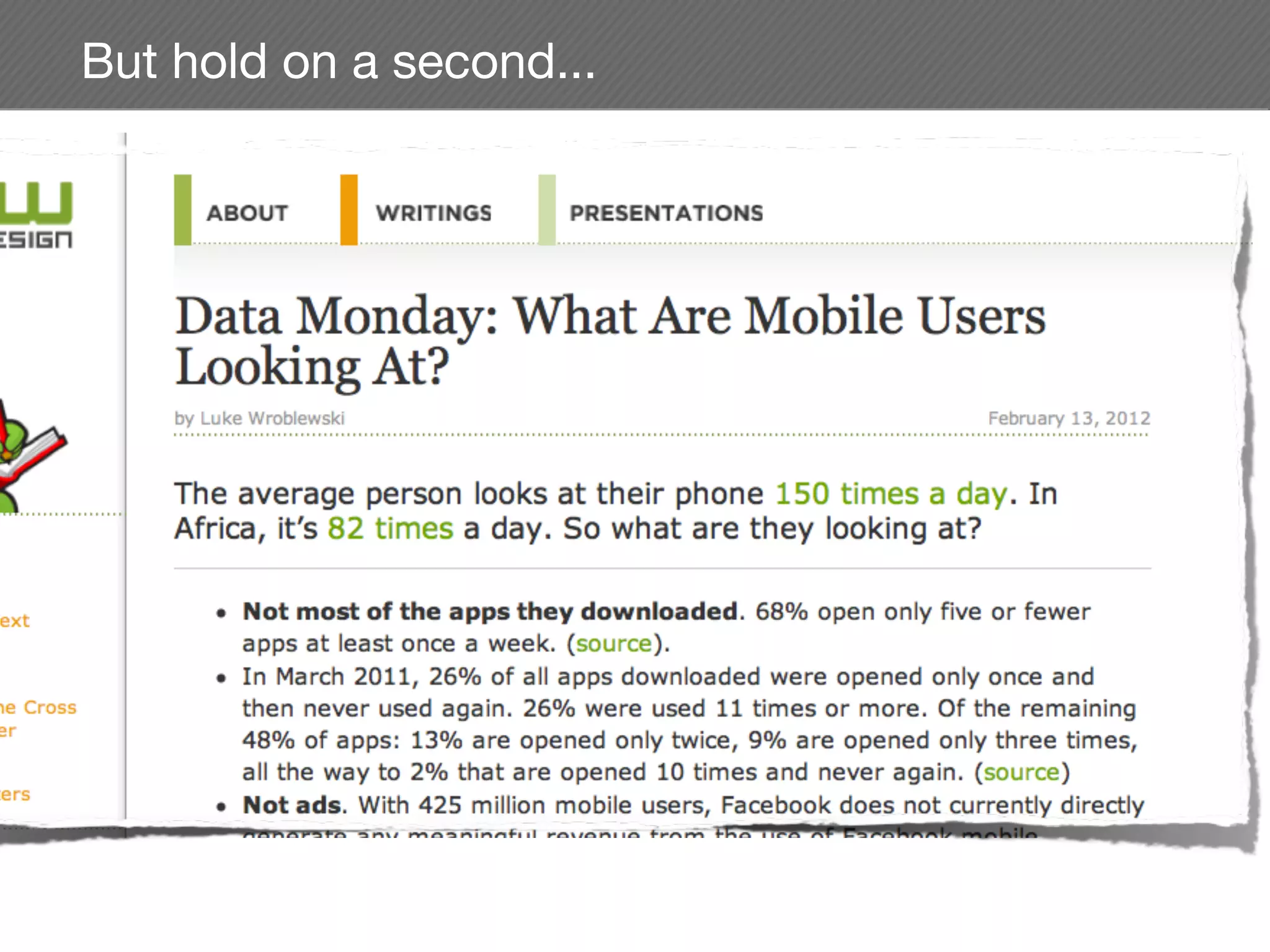 But hold on a second...
 