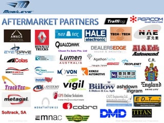 Chuan Fa Auto Pte. Ltd



                                                                                  C.R.




Soltrack, SA
   www.mobileye.com                            © 2010, Mobileye Confidential and Proprietary
 