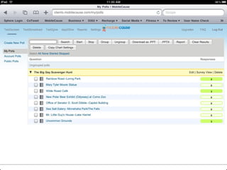 Mobile & Youth Engagement
Lisa Foote & Curt Prins | Unsummit 2010
 